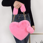 Load image into Gallery viewer, Y2Bae Bag Faux Fur Love Bag
