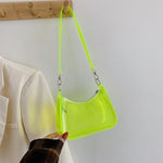 Load image into Gallery viewer, Y2Bae Bag Neon 4Ever Jelly Baguette
