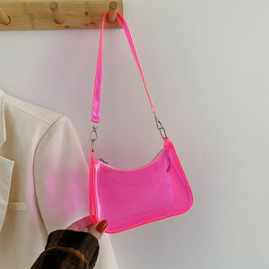 Y2Bae Bag Pink 4Ever Jelly Baguette