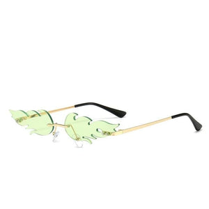 Y2Bae Glasses Green Ember Sunglasses