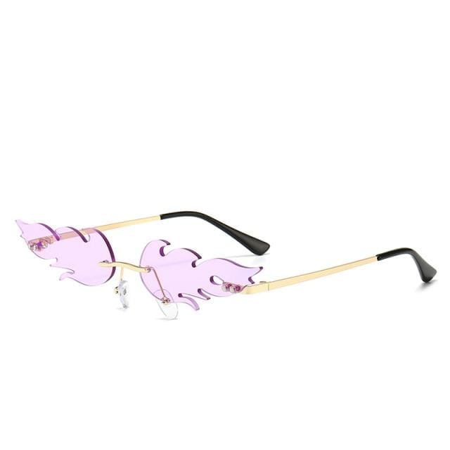Y2Bae Glasses Purple Ember Sunglasses