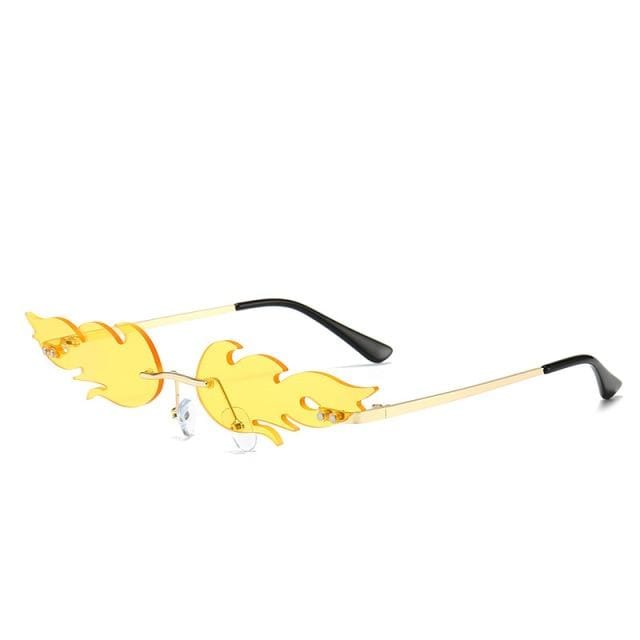 Y2Bae Glasses Yellow Ember Sunglasses