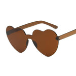Load image into Gallery viewer, Y2Bae Glasses Brown Tinted Love Sunglasses
