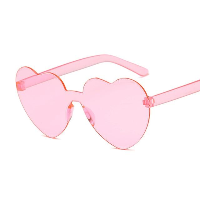 Y2Bae Glasses Pink Tinted Love Sunglasses