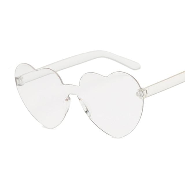 Y2Bae Glasses Transparent Tinted Love Sunglasses