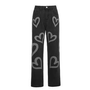 Y2Bae Pants Black / M Amber Heart Jean