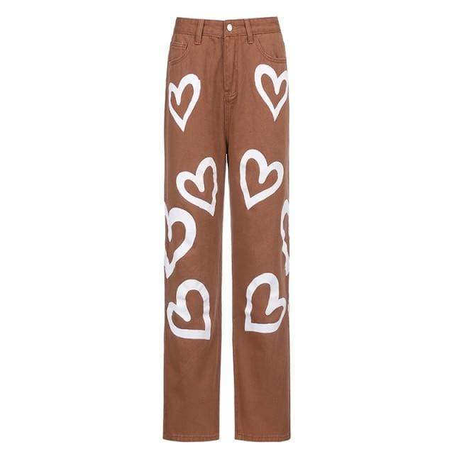 Y2Bae Pants Khaki / XL Amber Heart Jean