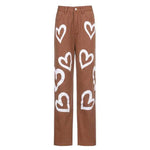 Load image into Gallery viewer, Y2Bae Pants Khaki / XL Amber Heart Jean
