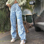 Load image into Gallery viewer, Y2Bae Pants Y2K Wave Pants
