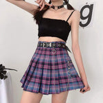 Load image into Gallery viewer, Y2Bae Skirt Harajuku Belt &amp; Chain Skirt
