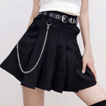 Load image into Gallery viewer, Y2Bae Skirt black / S Shibuya Mini Skirt
