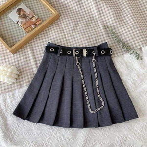 Y2Bae Skirt Gray / S Shibuya Mini Skirt