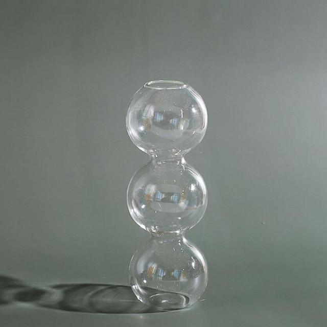 Y2Bae Vase Clear Small Bubble Bubble Vase
