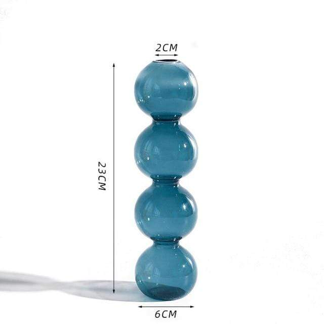 Y2Bae Vase Blue Tall Bubble Bubble Vase