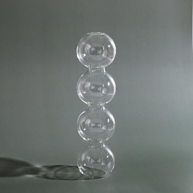 Y2Bae Vase Clear Tall Bubble Bubble Vase