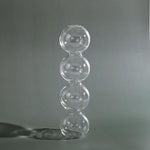 Load image into Gallery viewer, Y2Bae Vase Clear Tall Bubble Bubble Vase
